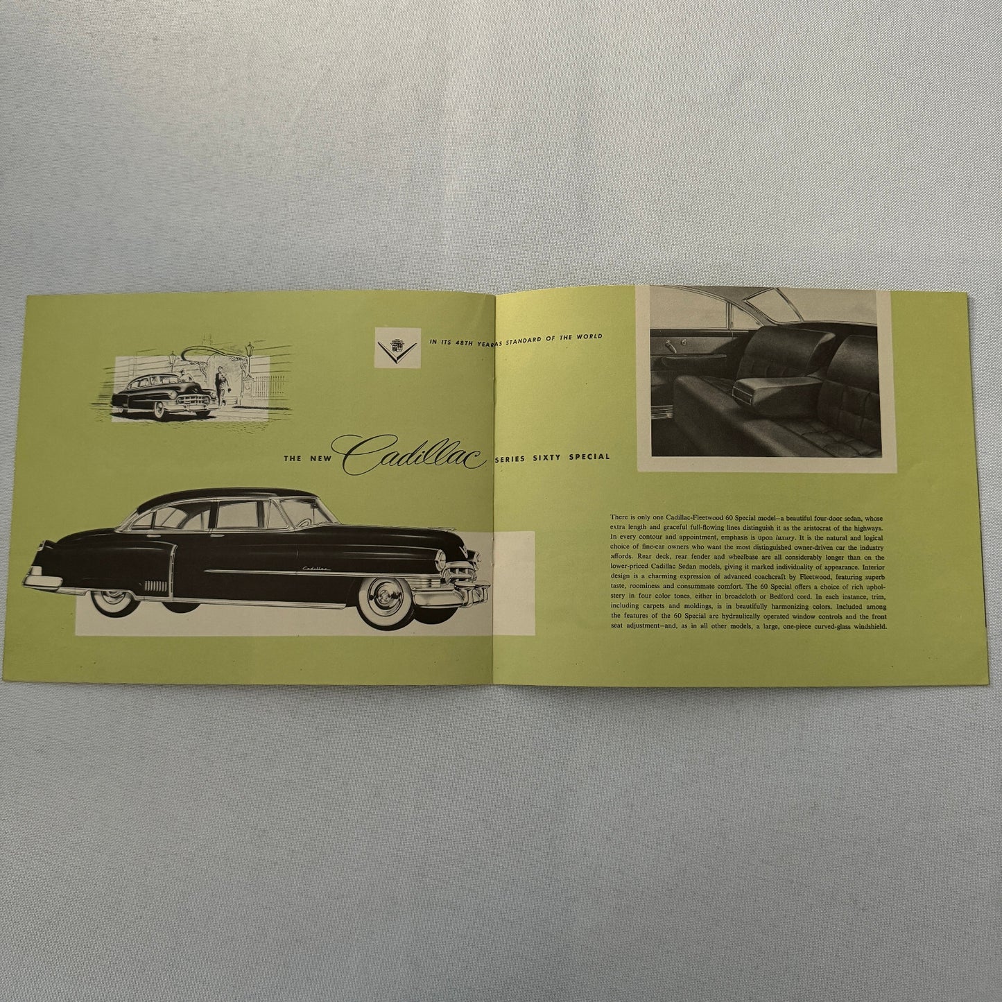 1950 Cadillac Sales Brochure Catalog Sixty One Sixty Two Coupe de Ville Special
