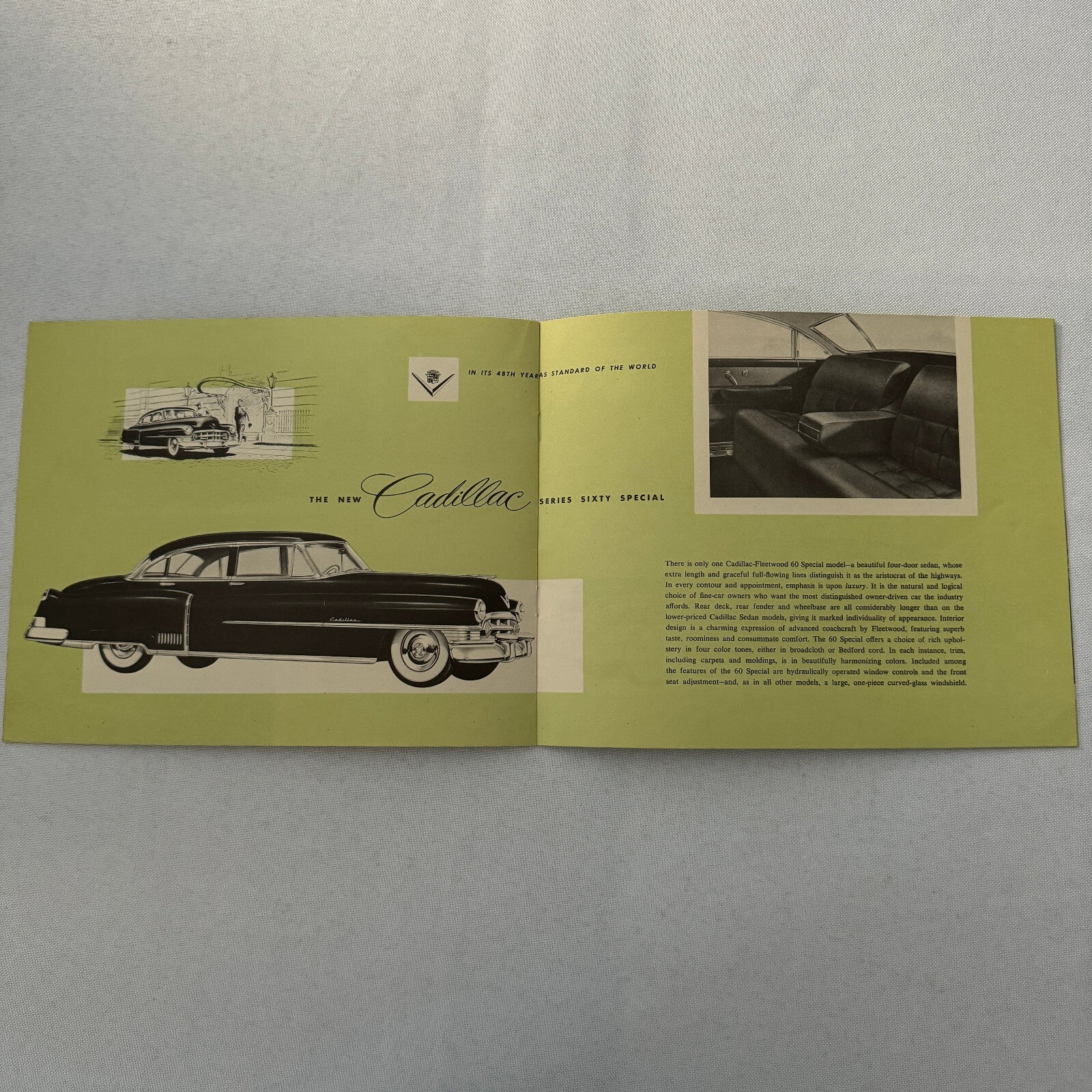 1950 Cadillac Sales Brochure Catalog Sixty One Sixty Two Coupe de Ville Special