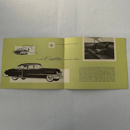 1950 Cadillac Sales Brochure Catalog Sixty One Sixty Two Coupe de Ville Special