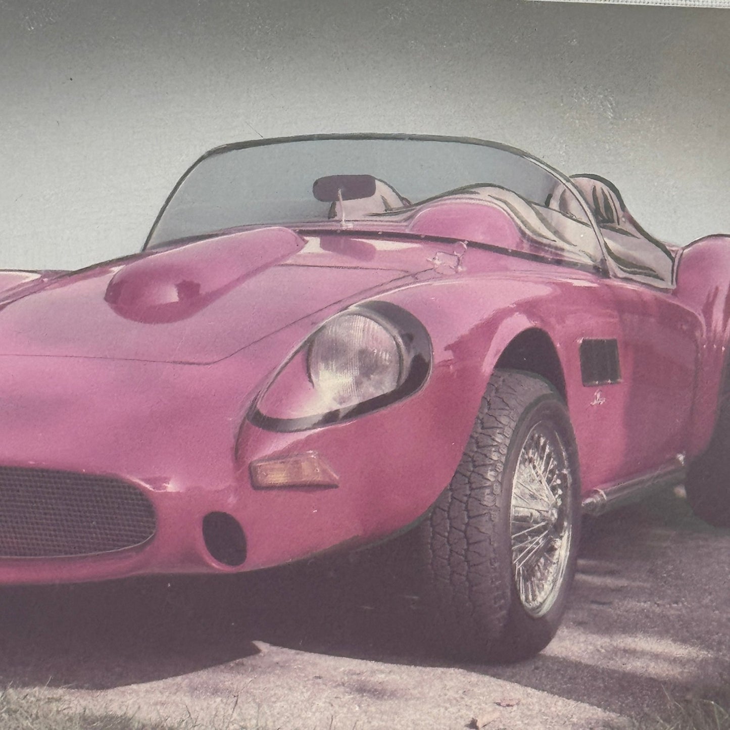 Vintage Sbarro Kit Car Concept Car Photo Photograph Franco Sbarro Roadster