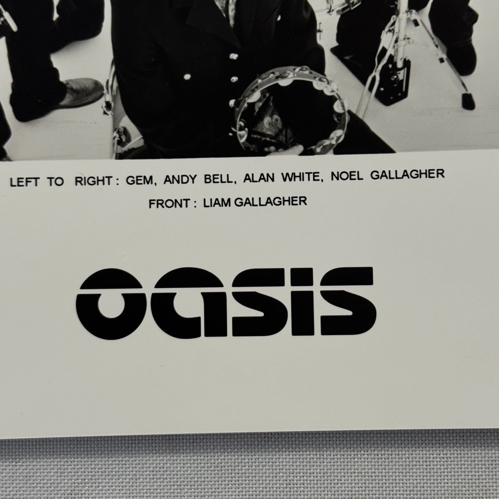 Oasis Publicity Press Photo Photograph Liam Gallagher Noel Gallagher 2000