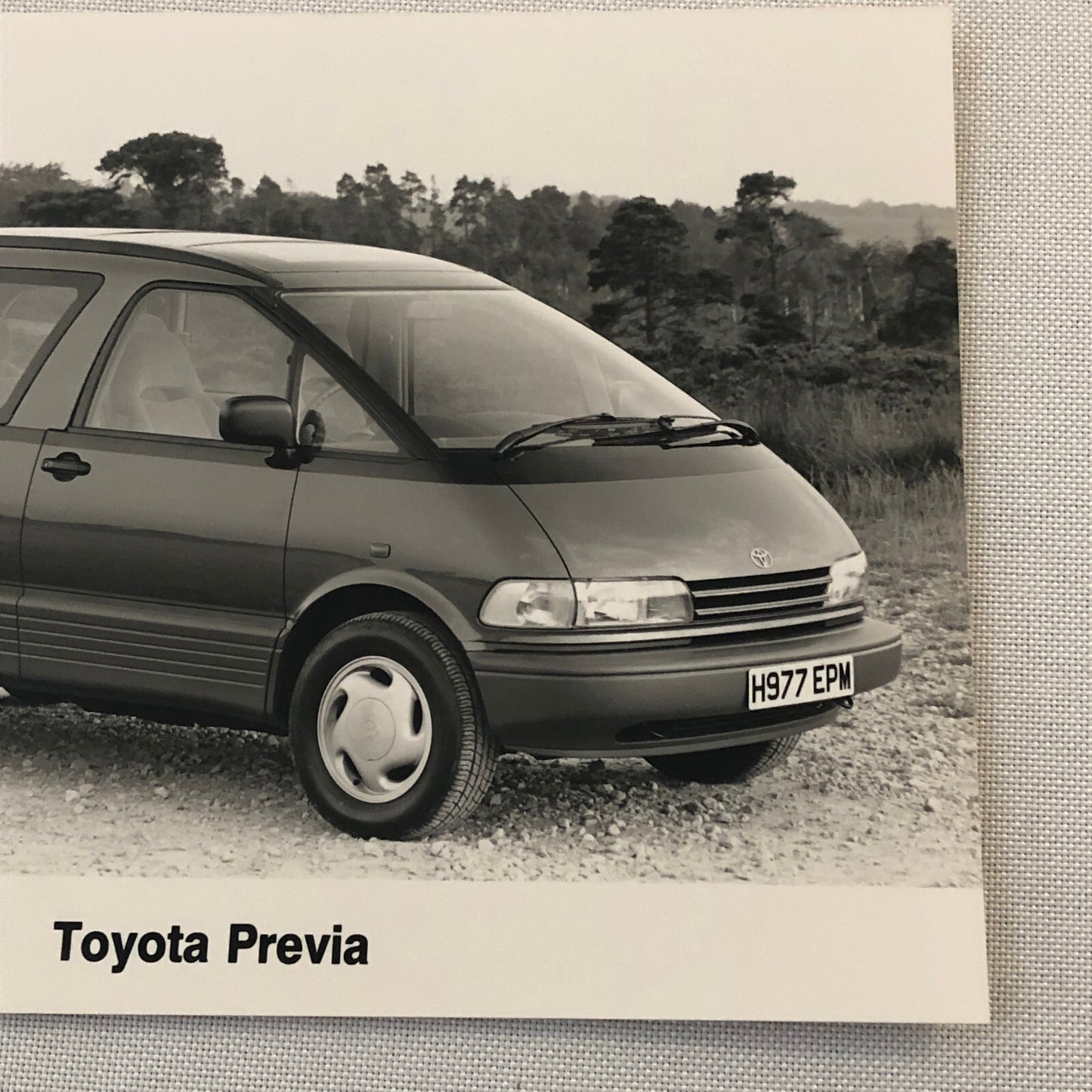 Toyota Previa Van Factory Press Photo Photograph Print