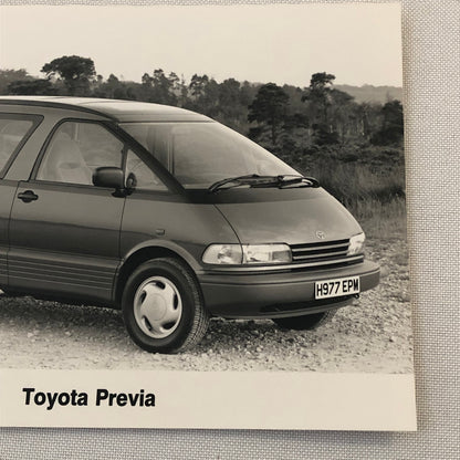 Toyota Previa Van Factory Press Photo Photograph Print