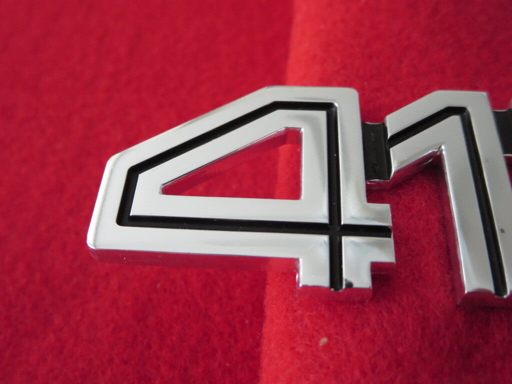 Ferrari 412 Badge Emblem Script Logo - Authentic Factory Original 