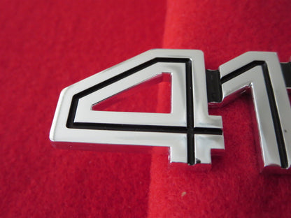 Ferrari 412 Badge Emblem Script Logo - Authentic Factory Original 