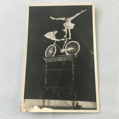 Circus Performer with Bicycle Balancing Act Postcard Post Card Lot of 6x