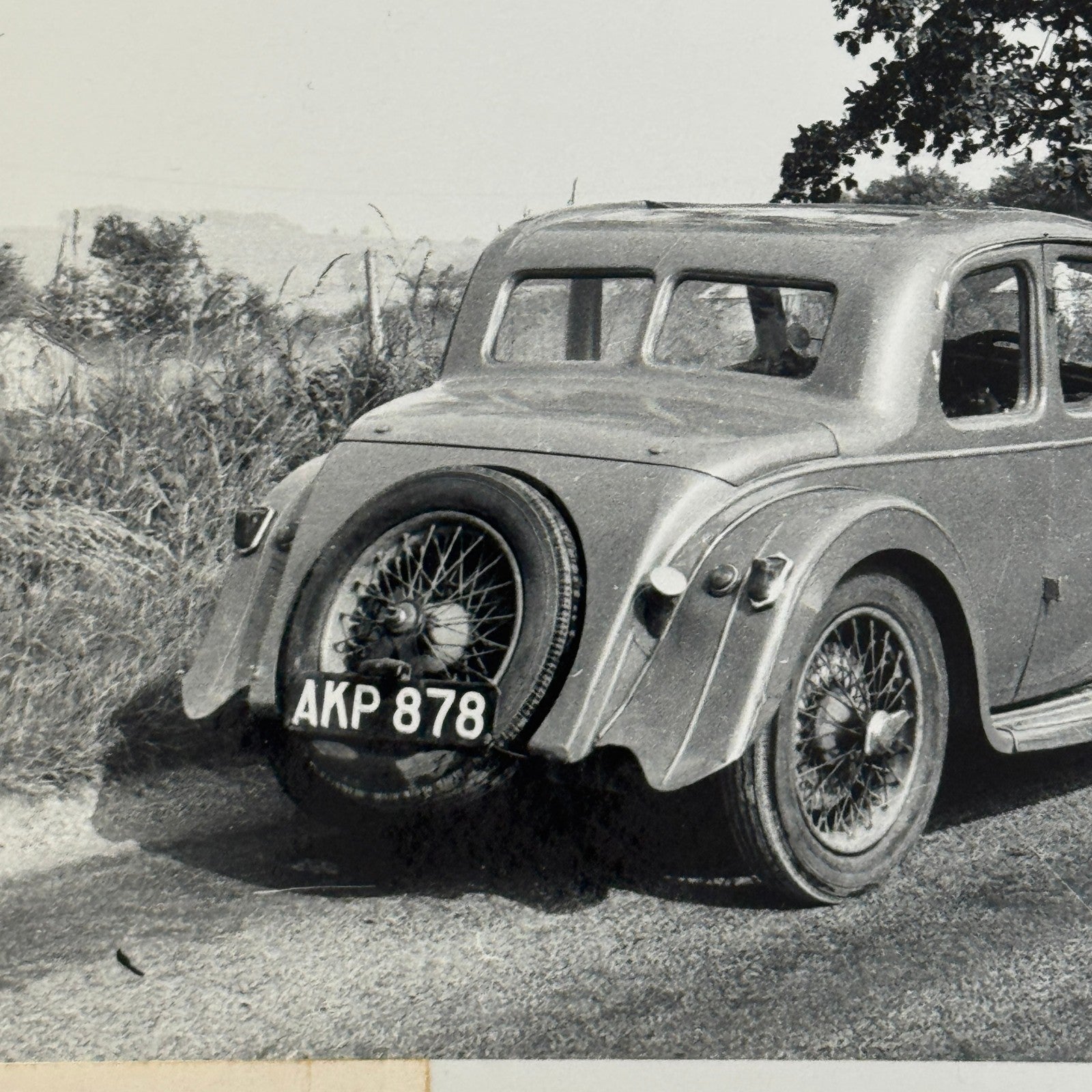 1934 Riley Car Photo Automobile Photograph Vintage