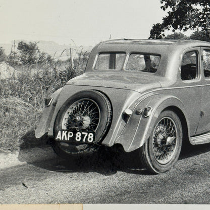 1934 Riley Car Photo Automobile Photograph Vintage