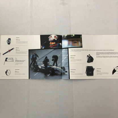2001 BMW Williams F1 Team Collection Clothing and Lifestyle Accessories Brochure