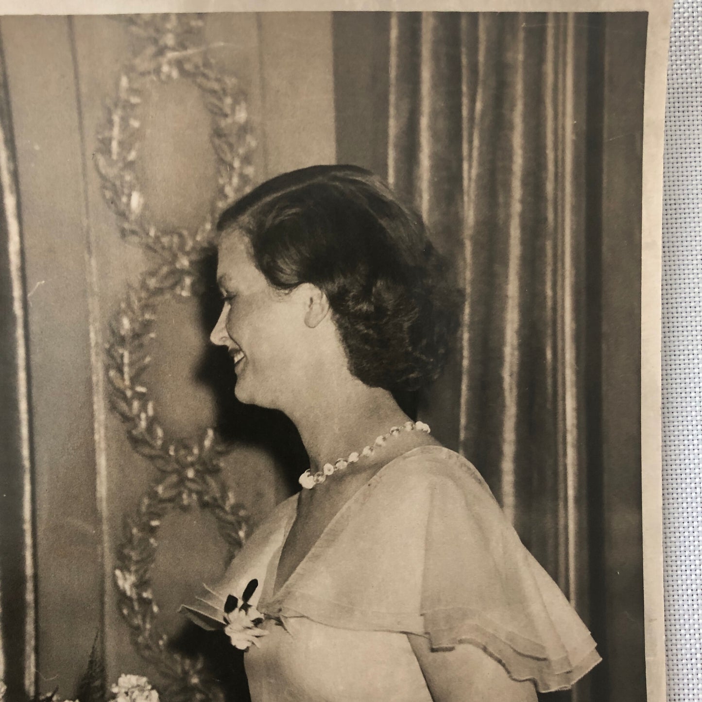 Vintage Press Photo photograph Society Ball 1933 UK Junior Imperial League