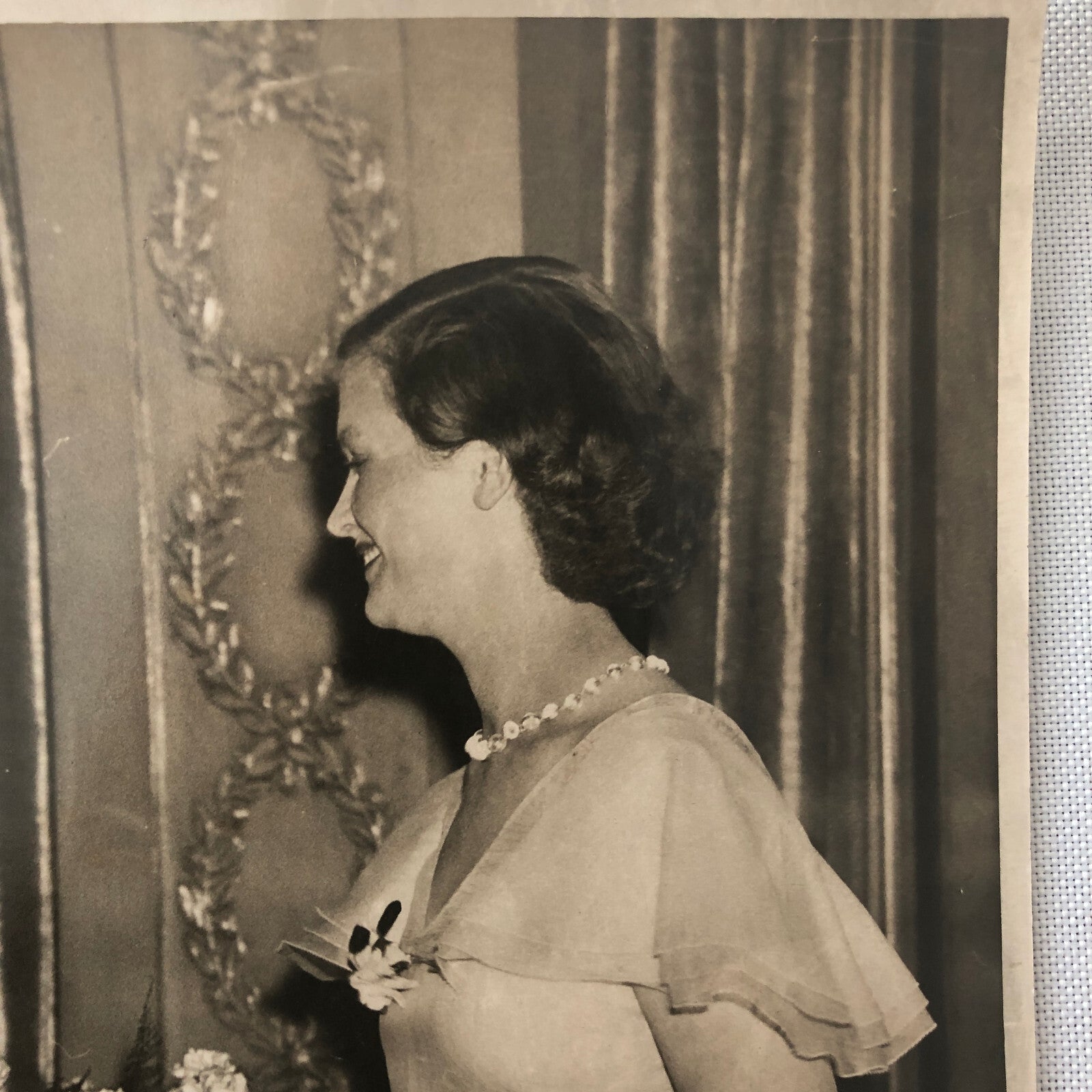 Vintage Press Photo photograph Society Ball 1933 UK Junior Imperial League