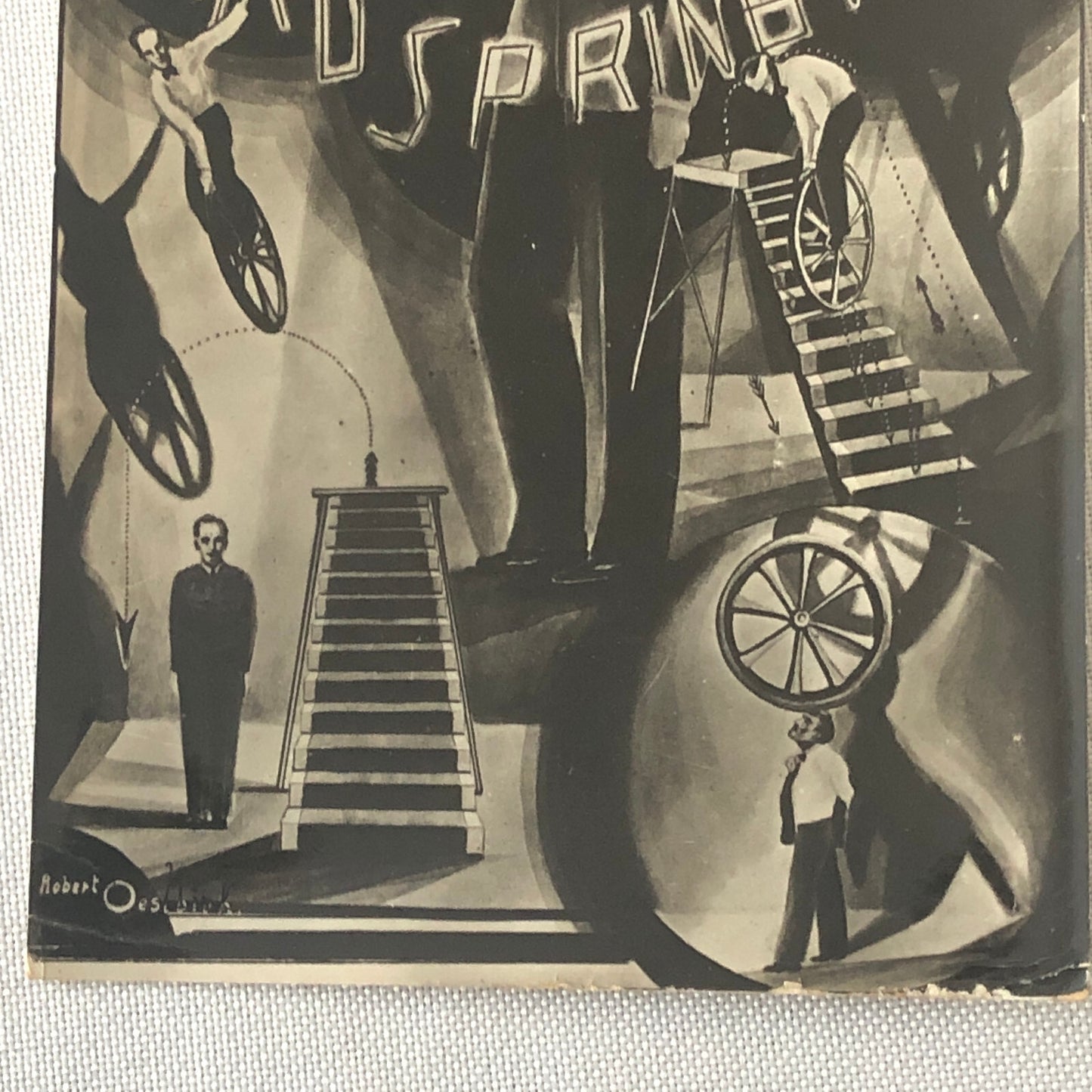 Circus Performer Photo Photograph Clifton Wheel Spring Miracle German Vintage