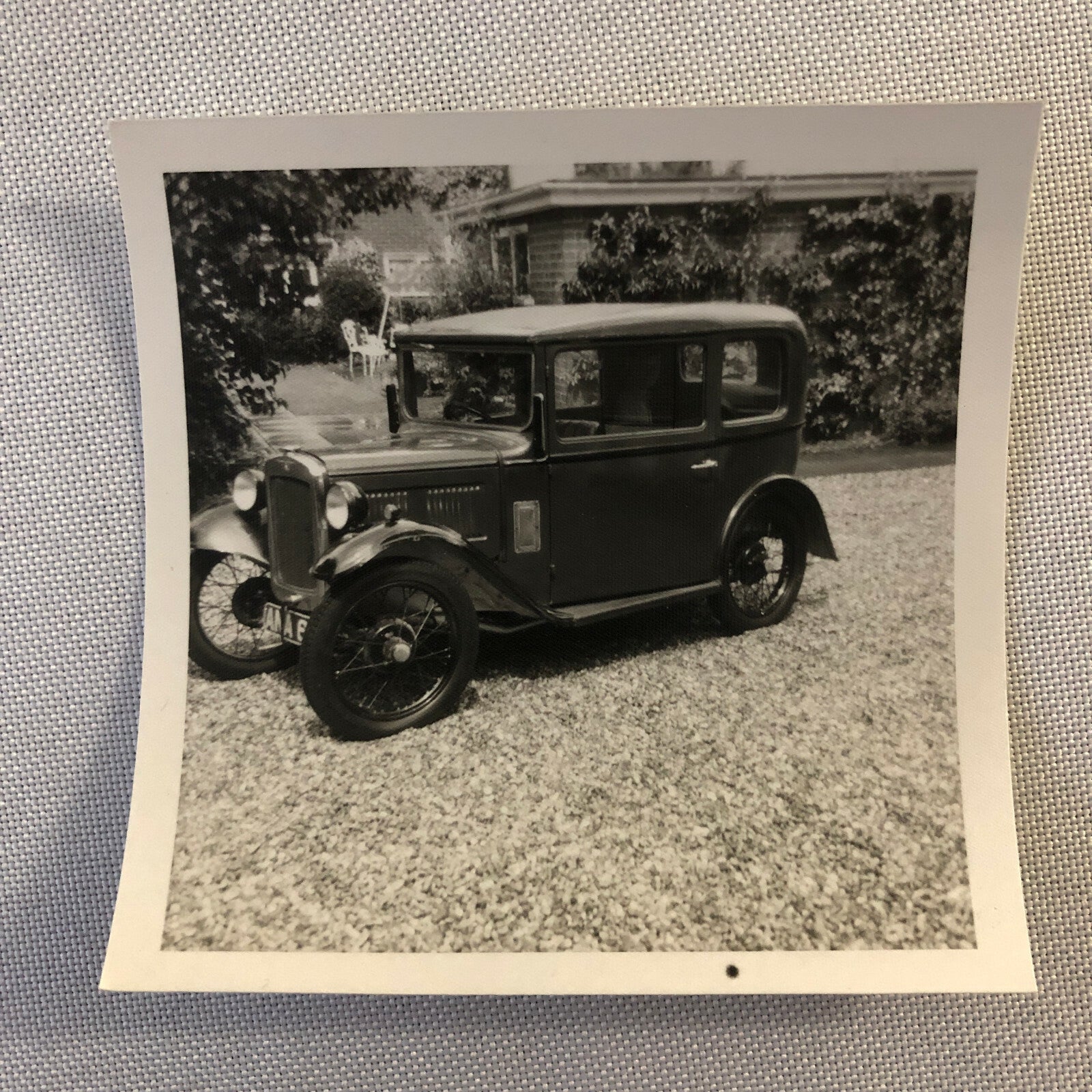 Vintage 1933 Austin Y Saloon Car Photo Photograph Print Lot of 4