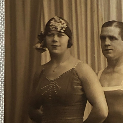 Circus Performer Real Photo Postcard Post Card RPPC Photograph Emil Sandow Trio