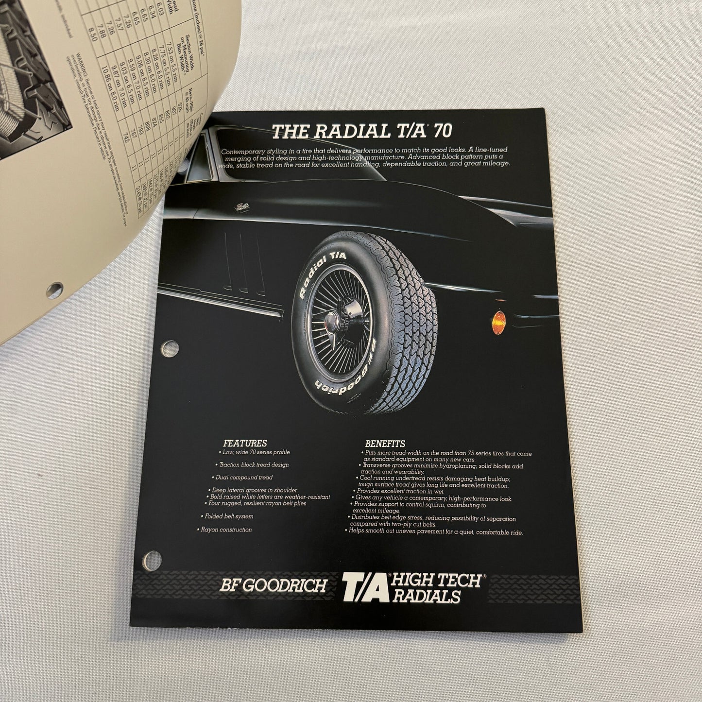 BF Goodrich Mazda Lola T616 Racing Press KIt Brochure Lola T-616 Jim Busby +