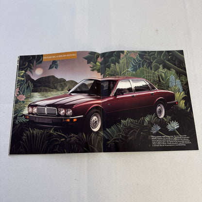 1987 Jaguar XJ6 and XJ6 Sovereign Car Sales Brochure Catalog Advertising Vintage