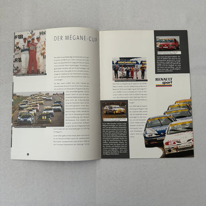 Renault Sport Racing Brochure GERMAN Text Renault Megane Cup Formula +