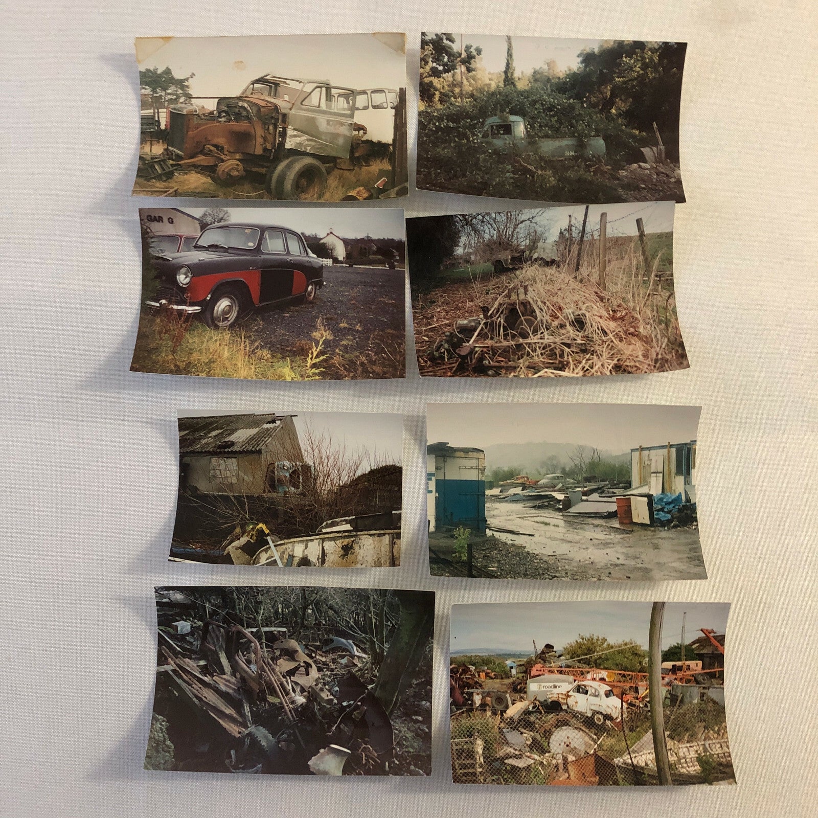 Vintage Austin Car Photo Barn Find Junkyard Parts Lot of 44 Photographs