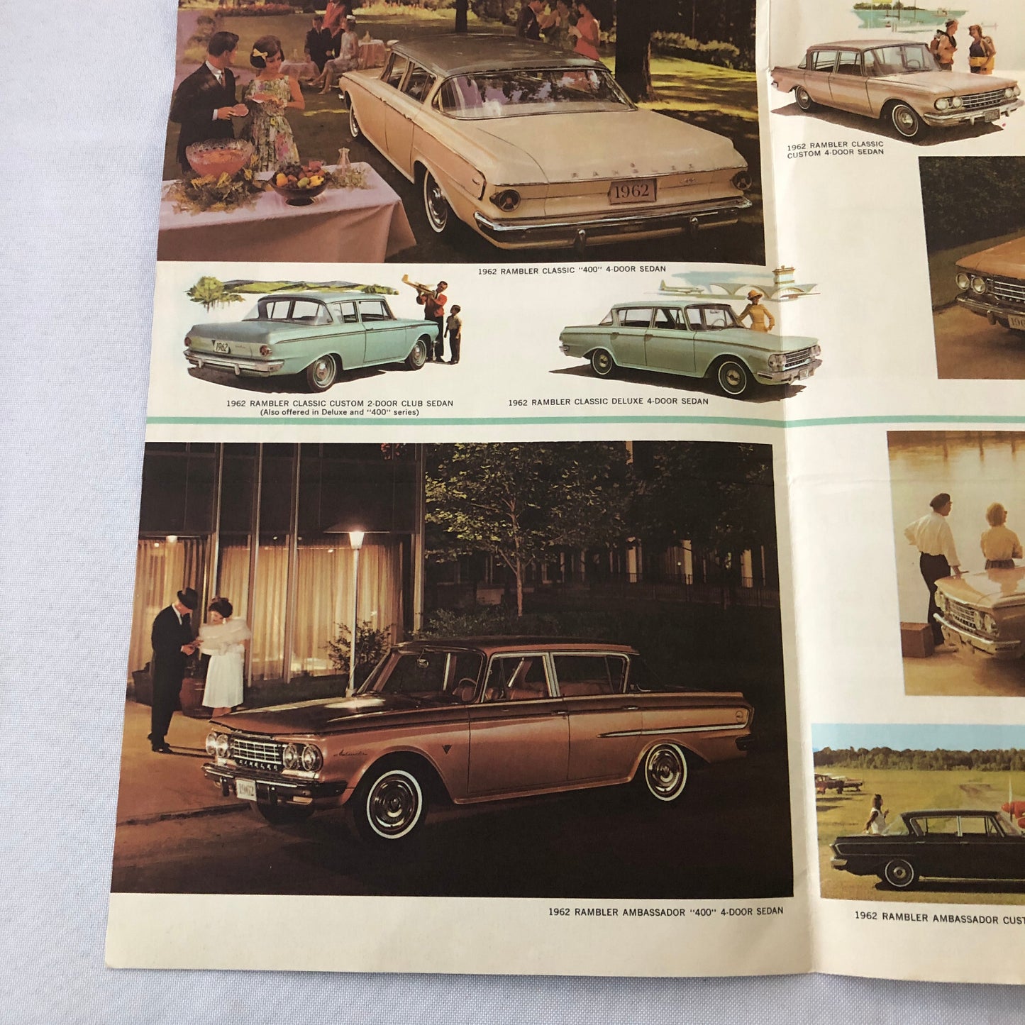 1962 Rambler Car Sales Brochure Catalog Classic Ambassador American Convertible