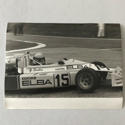 Vintage 1975 Formula 2 F2 Racing Photo Photograph Rouen Grand Prix Serblin BMW 