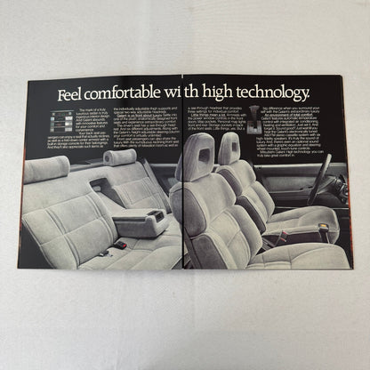 1986 Mitsubishi Galant Car Sales Brochure Catalog Advertising