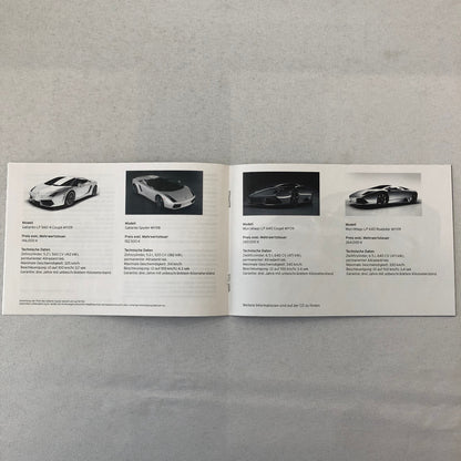 Lamborghini Press Kit Brochure with CD Estoque Concept Gallardo Murcielago
