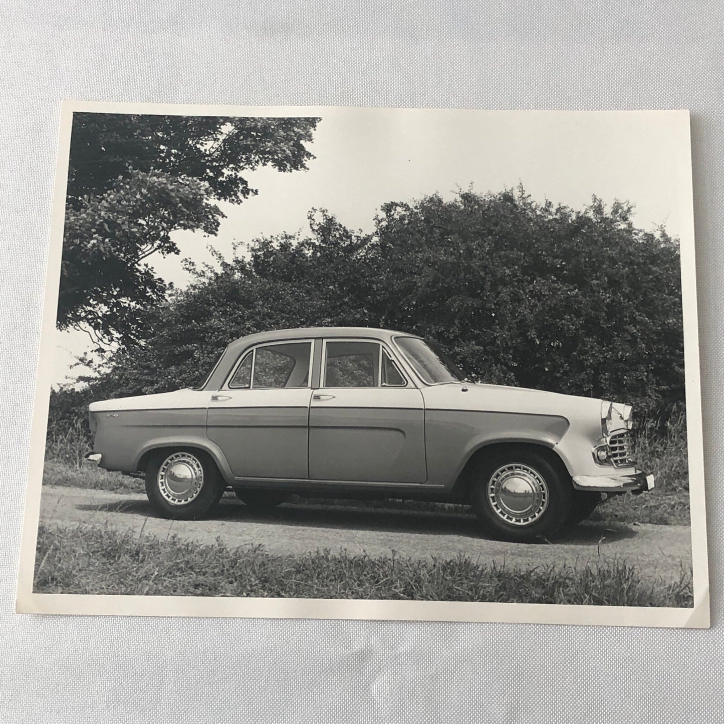 1961 Standard Vanguard Luxury Six Saloon Sedan Factory Press Photo Photograph