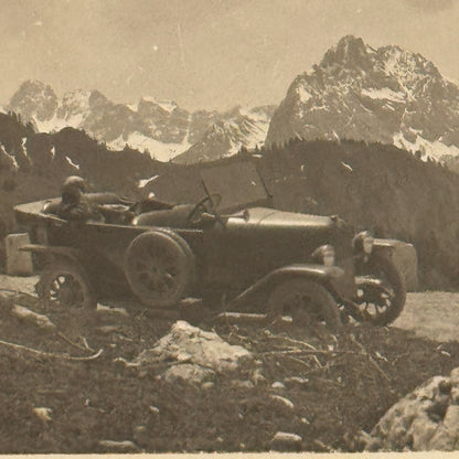 Antique Car Automobile in Mountains Photo Photograph Lot 3x