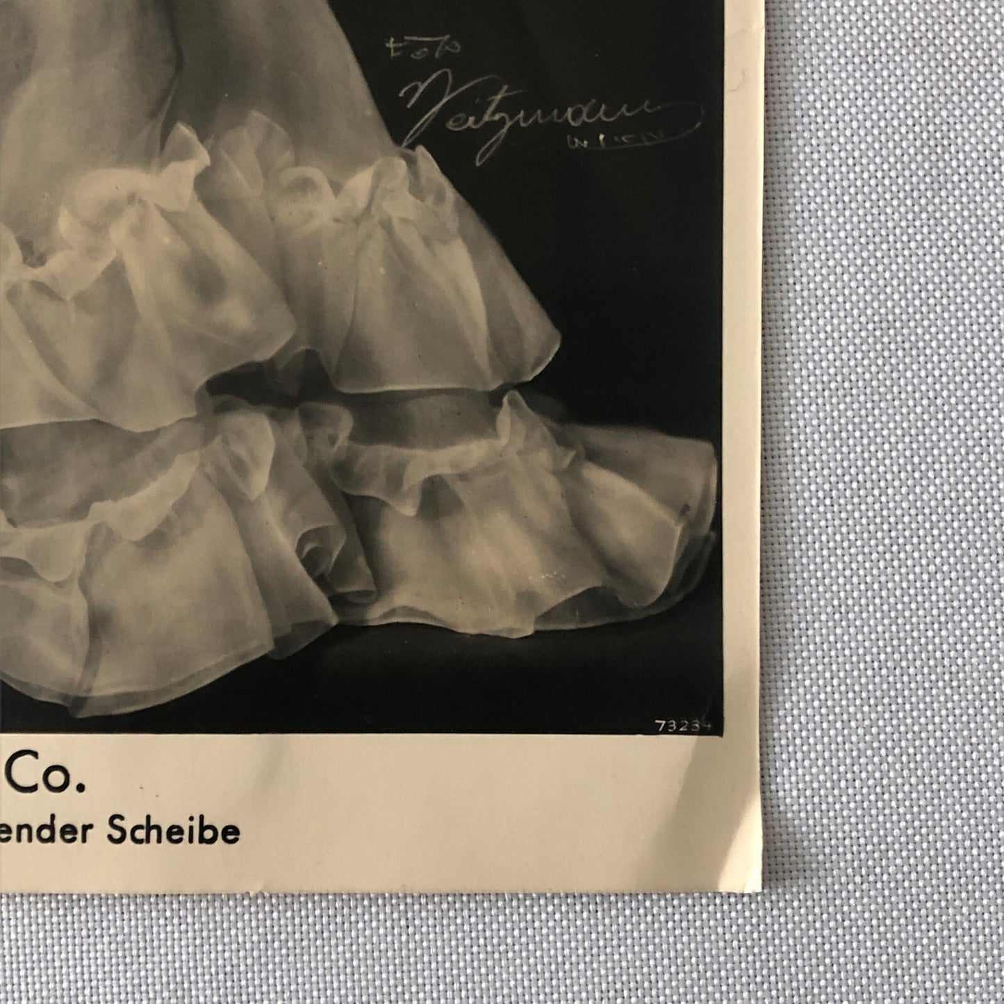 Circus Knife Act Perfomer Photo Photograph Print Gibson & Co German Vintage