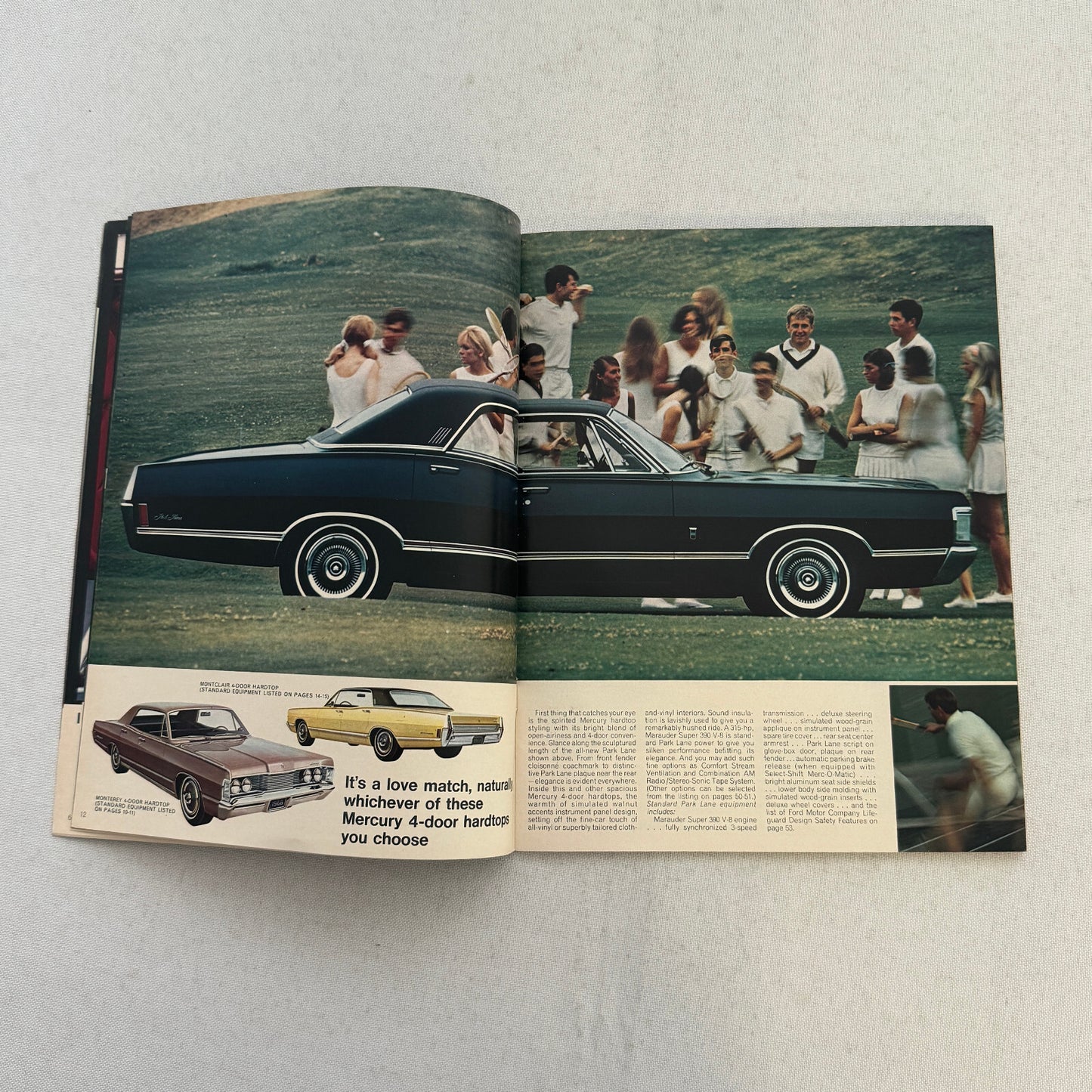 1968 Mercury Sales Brochure Catalog Montego Cyclone Cougar Marquis Montclair +