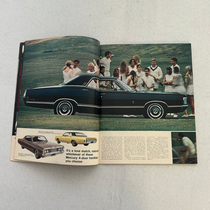 1968 Mercury Sales Brochure Catalog Montego Cyclone Cougar Marquis Montclair +