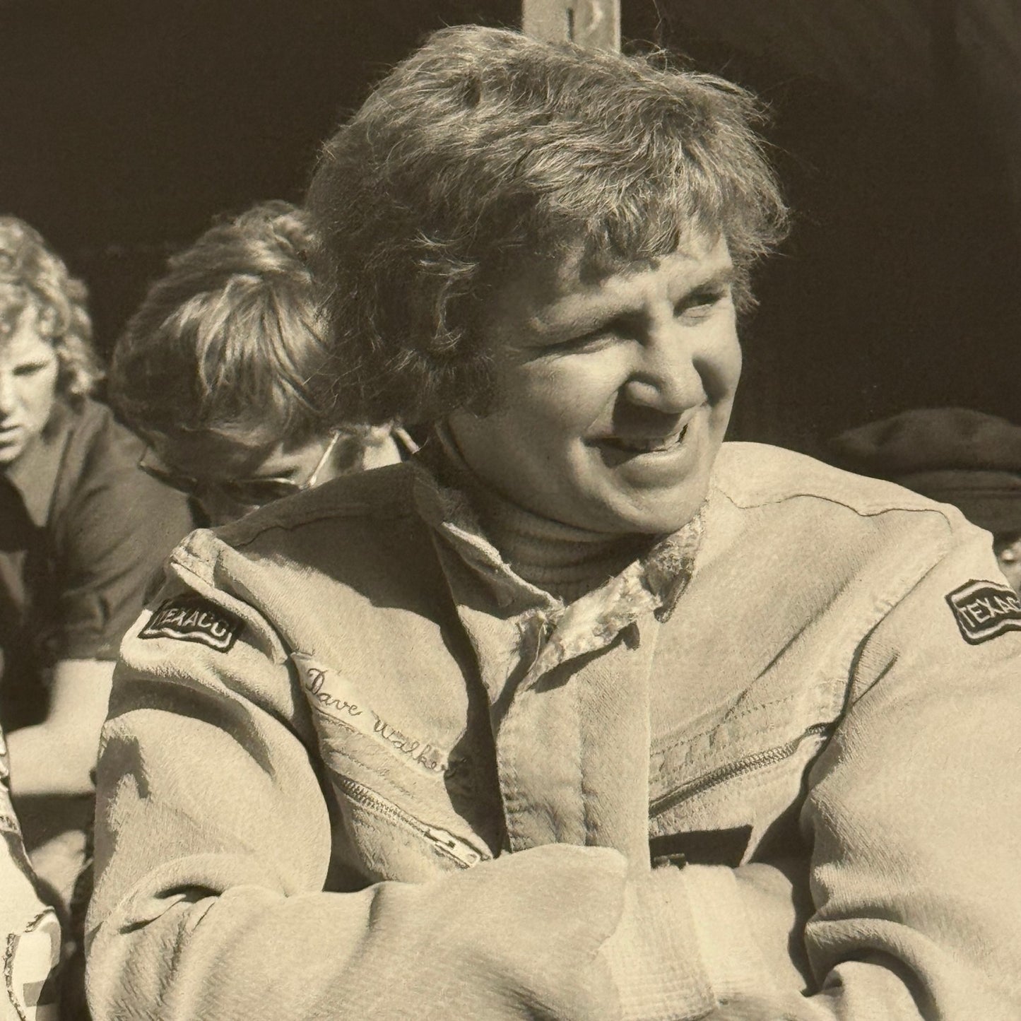 Vintage Racing Photo Niki Lauda Dave Walker 1972 Grand Prix Race