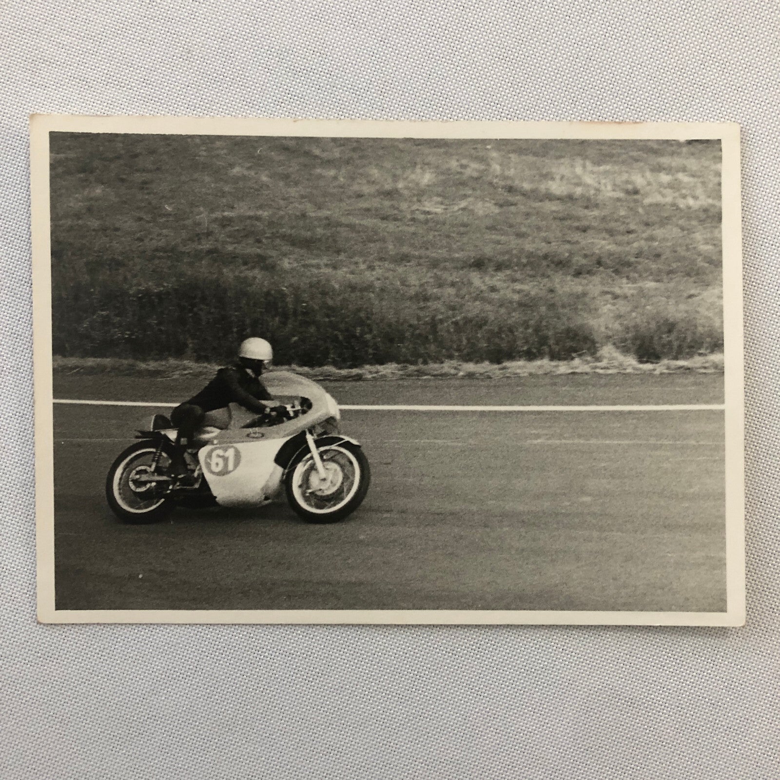 Vintage Motorcycle Racing Photo Photograph 1969 Bill Ivy
