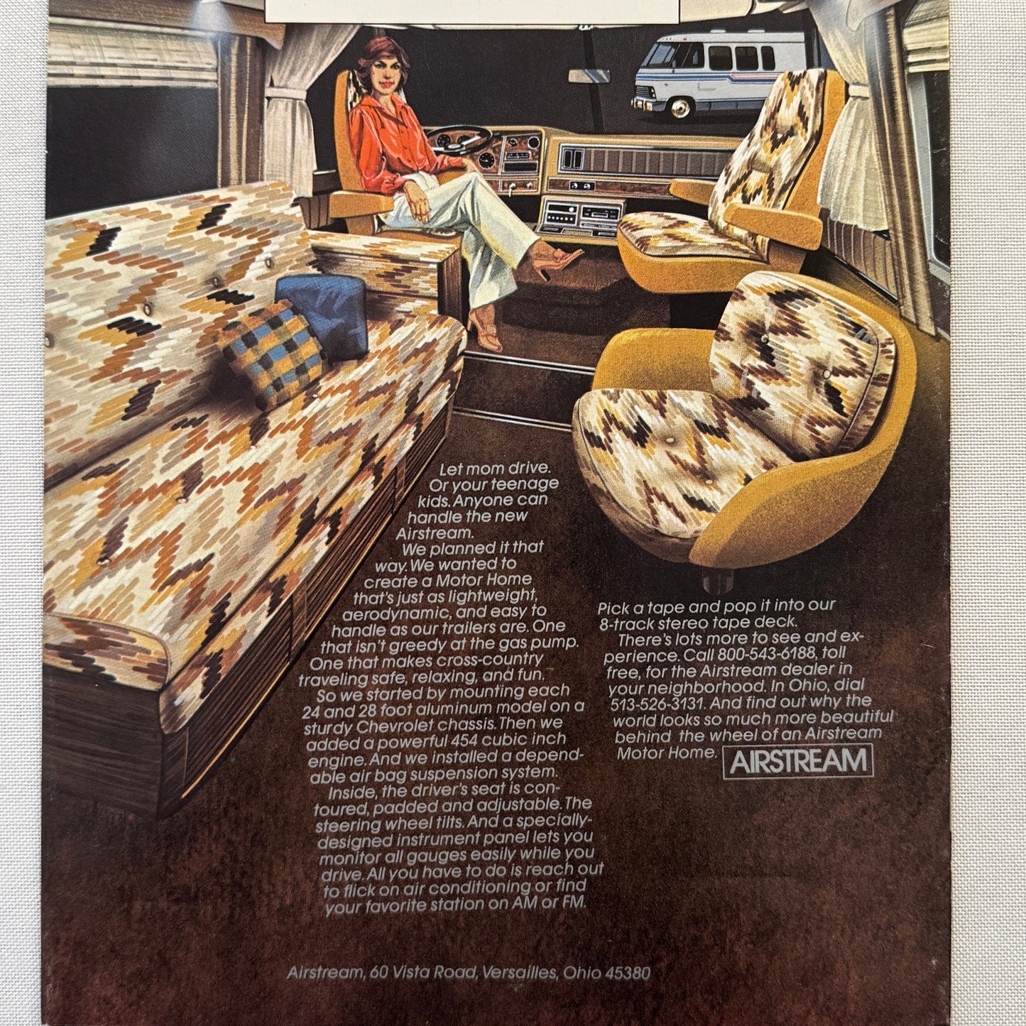 Vintage Airstream Sales Brochure RV Recreational Vehicle Camper