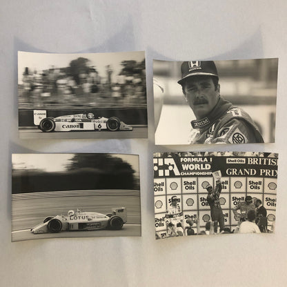 1987 Formula One F1 Racing Photo Lot of 7 Nigel Mansell Lotus Honda Car +