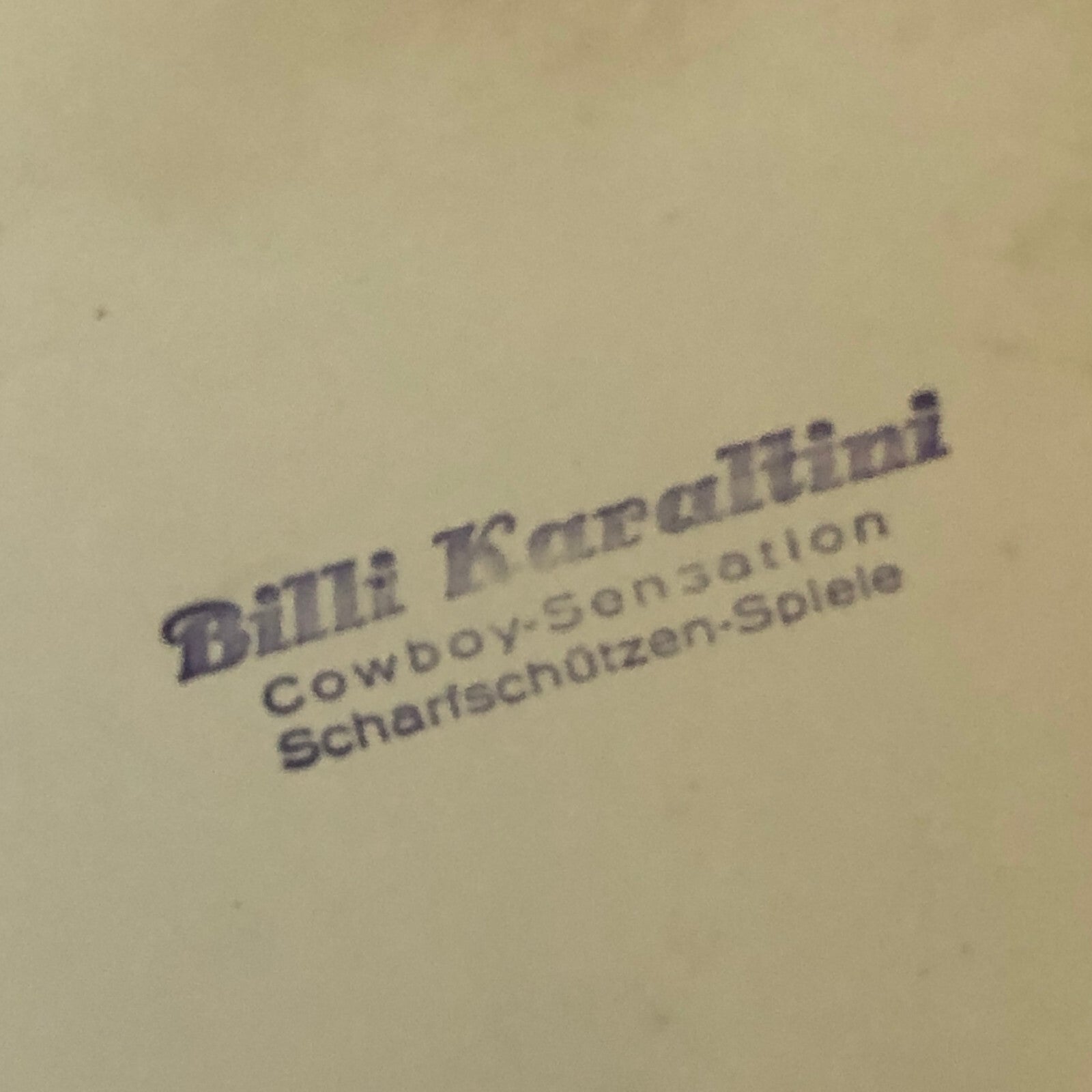 Billy Karaltini Western Circus Performer Photo Photograph Lot of 2 Bird Cowboy