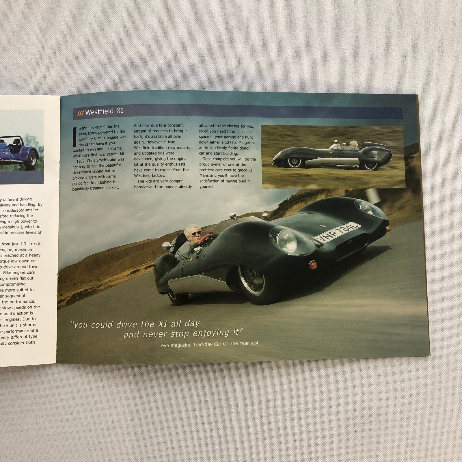 Westfield Sports Car Sales Brochure Catalog Kit Car XI 1600 2000 2000S Megabusa