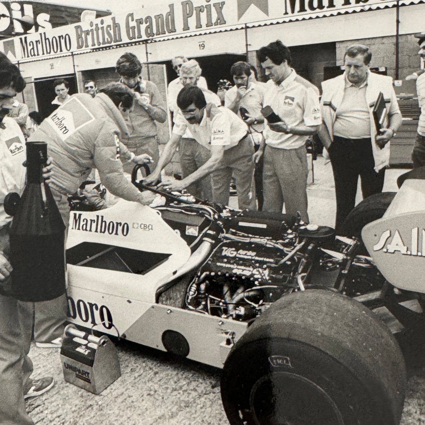 McLaren Porsche Tag Turbo Racing Car Photo Photograph Print 1983