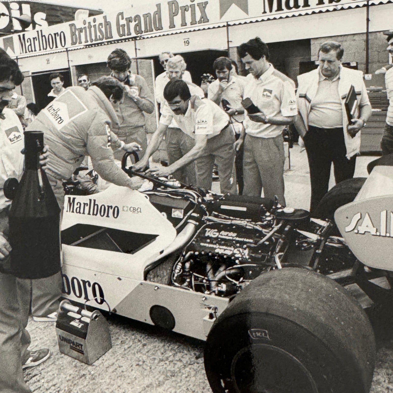 McLaren Porsche Tag Turbo Racing Car Photo Photograph Print 1983