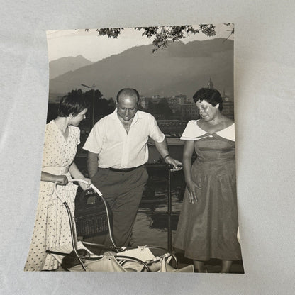 Juan Manuel Fangio Retirement Vacation Holiday Italian Press Photo F1 Racing