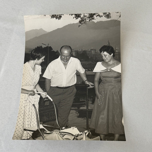 Juan Manuel Fangio Retirement Vacation Holiday Italian Press Photo F1 Racing