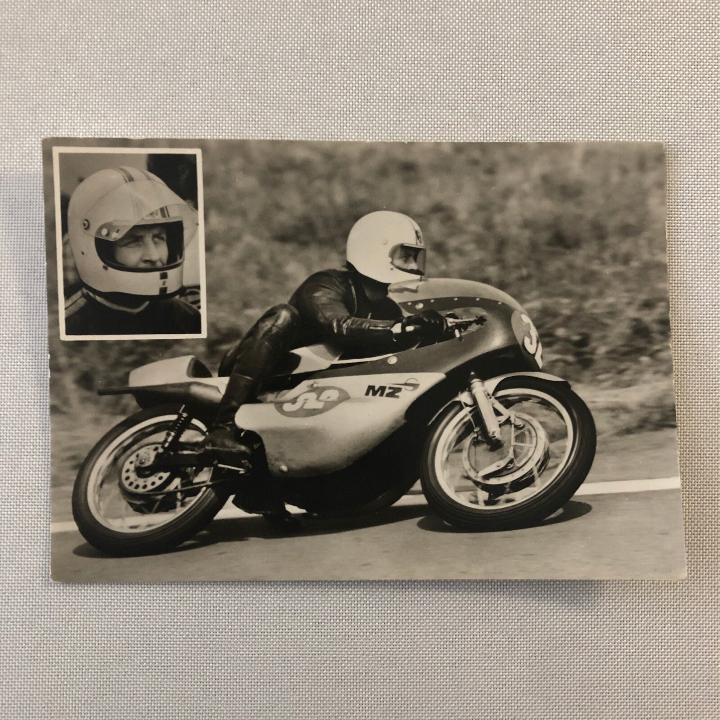 Vintage Motorcycle Racing Postcard Post Card Rainer Richter Germany