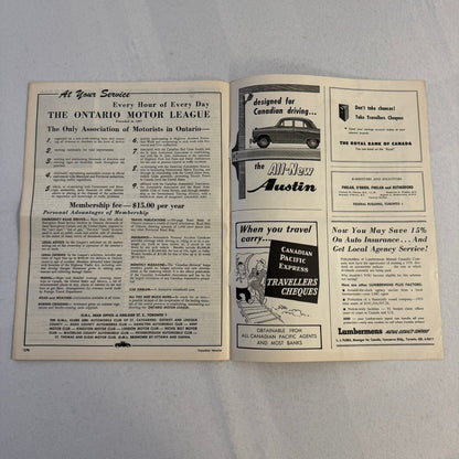 1955 Canadian Motorist Magazine General Motors Parade of Progress Futureliner +