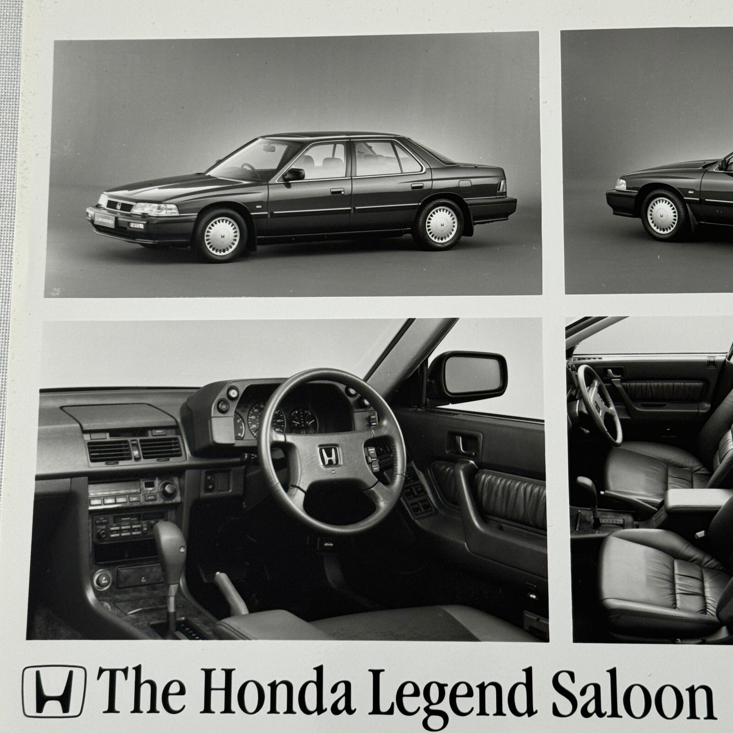 Honda Legend Saloon Sedan Car Factory Press Photo Photograph