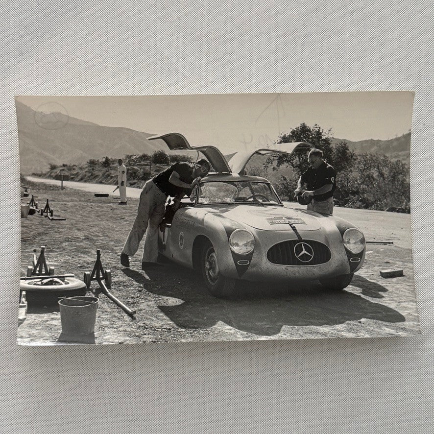 Mercedes Benz 300 SL W194 Racing Car Vintage Photo Photograph Print