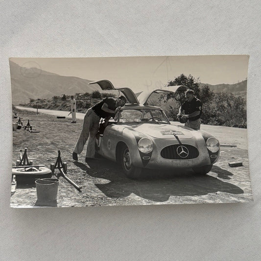 Mercedes Benz 300 SL W194 Racing Car Vintage Photo Photograph Print