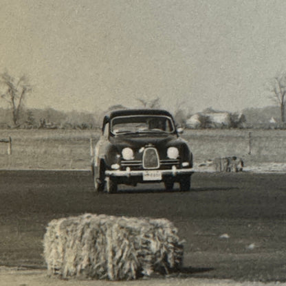 Vintage Saab Racing Car Photo Photograph Print