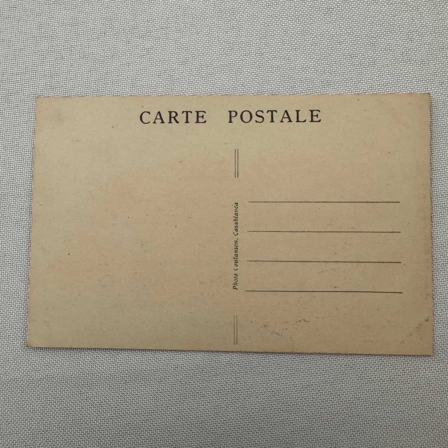 Vintage Airship Dirigible Balloon Postcard Post Card French