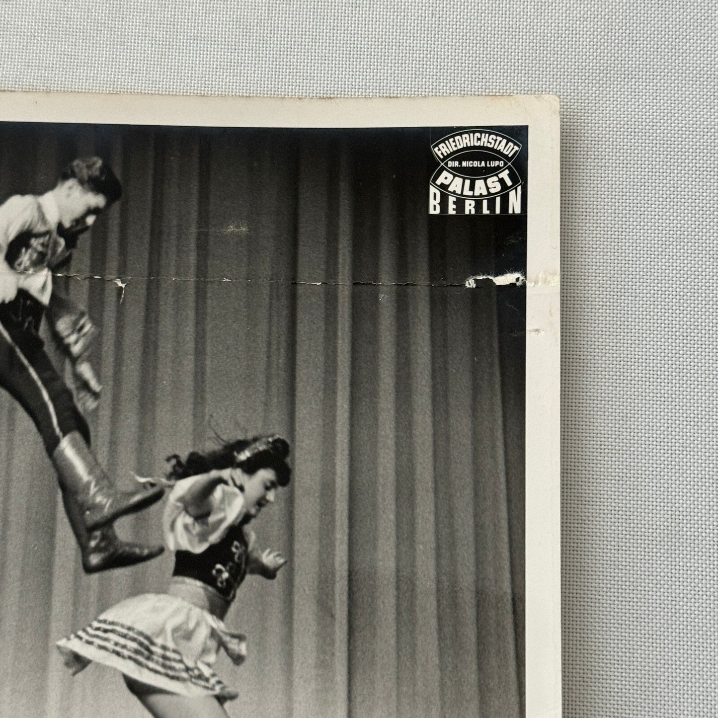 Vintage Circus Acrobat Tumbling Performer Act Photo Photograph Berlin 1953