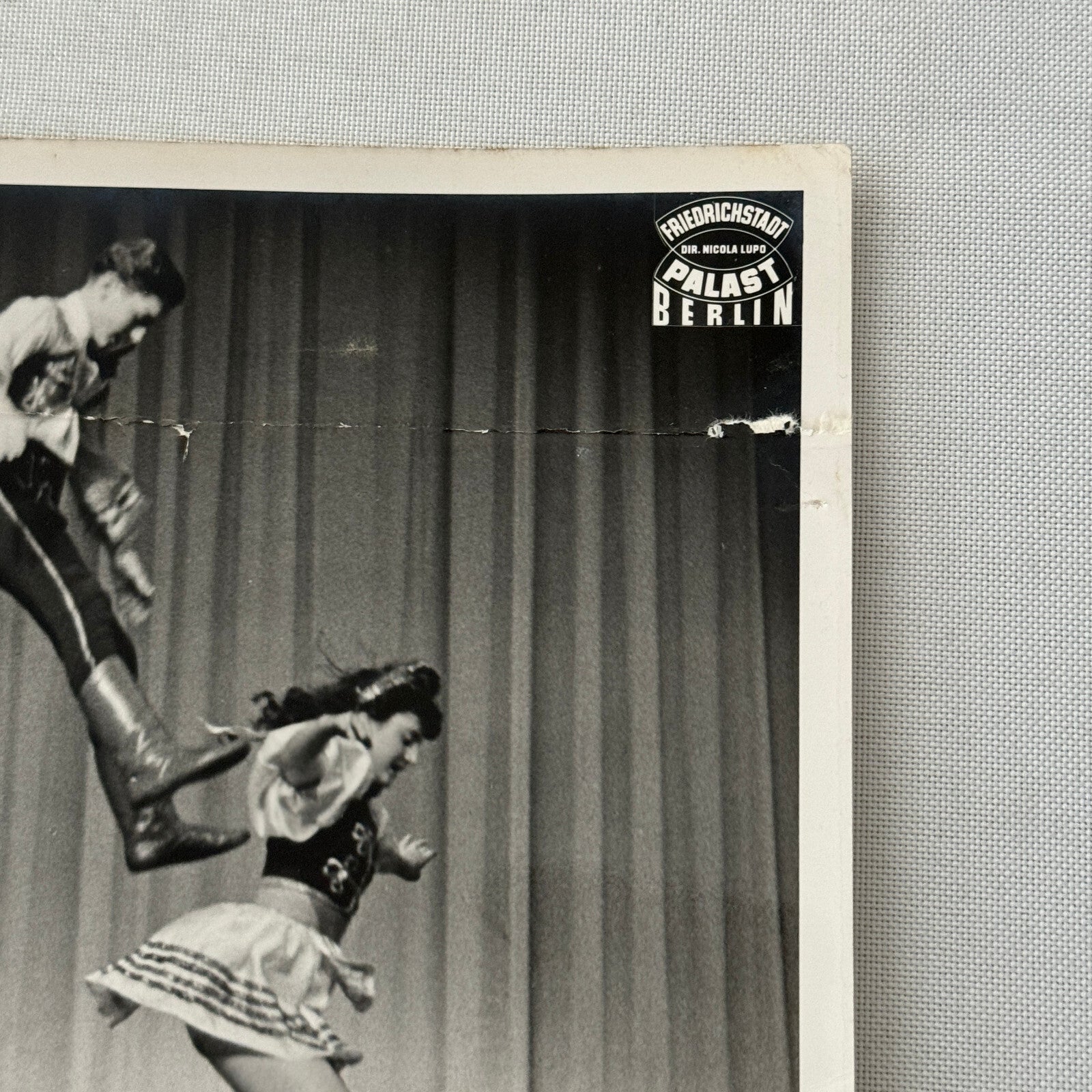 Vintage Circus Acrobat Tumbling Performer Act Photo Photograph Berlin 1953